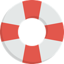 lifeguard, security, lifebuoy, help, Floating, miscellaneous, Lifesaver Gainsboro icon