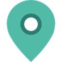 placeholder, signs, Map Point, map pointer, Map Location, Maps And Location, interface, pin MediumAquamarine icon
