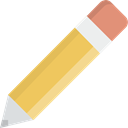pencil, Draw, Tools And Utensils, writing, education, Edit Black icon
