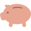 funds, Business And Finance, Money, coin, piggy bank, save, savings BurlyWood icon