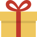 Christmas Presents, present, birthday, gift, surprise, Birthday And Party SandyBrown icon