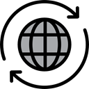 Maps And Location, Globe Grid, Wireless Internet, worldwide, Communications, Earth Globe, internet, world, Earth Grid Black icon