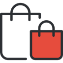 commerce, shopping bag, Bag, Commerce And Shopping, shopping, online store, Supermarket, Shopper, online shop Black icon