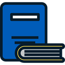 Library, Literature, Book, reading, study, Books, education DarkCyan icon