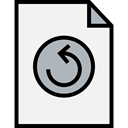 Multimedia Option, Multimedia, Orientation, ui, directional, Undo, Arrows WhiteSmoke icon