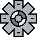 configuration, Gear, settings, cogwheel, industry, Tools And Utensils Silver icon
