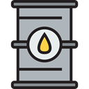 Gas, gasoline, industry, Tools And Utensils, Oil, petrol, petroleum Silver icon