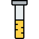 Test Tube, Chemistry, science, chemical, education Black icon