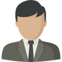 user, Businessman, profile, Social, Avatar DimGray icon