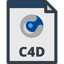 Format, Extension, document, File, C4d, Files And Folders Lavender icon