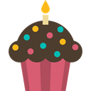 cupcake, Dessert, Bakery, food, sweet, Food And Restaurant, baked, muffin DarkOliveGreen icon