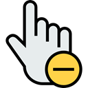 computer mouse, Mouse Clicker, clicker, ui, Hands And Gestures, Gestures, Finger, Gesture, Multimedia Option Lavender icon