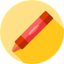 Draw, write, Tools And Utensils, Files And Folders, education, Crayon Khaki icon