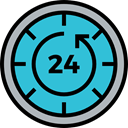 Tools And Utensils, Wait, Clock, counterclockwise, Time And Date, hour, Time Left MediumTurquoise icon