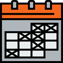 date, mark, time, interface, day, Calendar, Administration, Calendars, Organization, Time And Date, Schedule Silver icon