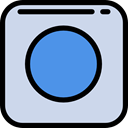 Multimedia, Circle, Circular, button, shapes, rec, Multimedia Option, Music And Multimedia Gainsboro icon