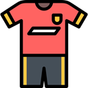 Soccer Jersey, sports, equipment, Sports And Competition, Game, Team Sport, Football Jersey, Football, soccer, fashion Tomato icon