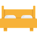 Bed, Furniture And Household, bedroom, furniture, Comfortable Goldenrod icon