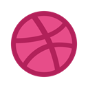 Dribble, designers, Screenshot, images, Social, graphic MediumVioletRed icon