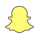 Logo, Application, Snapchat, Chat, photo, snap Khaki icon