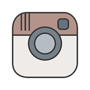 Social, photo, Instagram, App, network, Logo, Pictures Linen icon