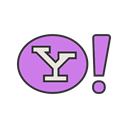 search, Page, Home, engine, internet, yahoo, website Black icon