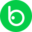 Logo, App, Brand, Badoo, Social, B, social media LimeGreen icon