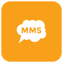 mail, Chat, Communication, Mob, Message, Mms Orange icon