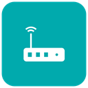 router, network, Lan, internet, Wifi, Communication LightSeaGreen icon