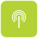 network, hotspot, Connection, signal, internet YellowGreen icon