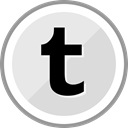Tumblr, corporate, Social, Logo, media Gainsboro icon