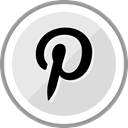 Logo, corporate, media, pinterest, Social Gainsboro icon
