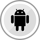 Logo, corporate, Social, media, Android Gainsboro icon