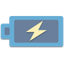 Battery, lightning, Energy, electricity SlateGray icon