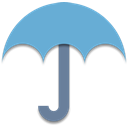 Rain, Umbrella, weather, Cloud CornflowerBlue icon