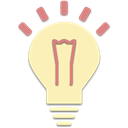 interesting, lamp, lightning, Idea Moccasin icon