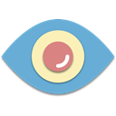 look, Eye, search, watch CornflowerBlue icon
