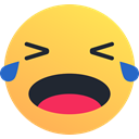 Emoji, Cry, tears, Emoticon, Emotion, reaction, expression SandyBrown icon