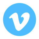video, Social, media, Vimeo, Logo CornflowerBlue icon