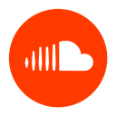 music, Social, cloudsound, Cloud, media, Soundcloud OrangeRed icon