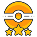 star, Go, trainer, Game, three, poke, pokemon Black icon