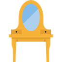 Mirror, table, Dresser, furniture, Furniture And Household Goldenrod icon