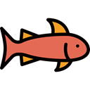 fish, fishes, Animal, meat, Foods, Meats, food, Supermarket, Animals Black icon
