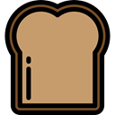 Bakery, baker, food, Cereal, Bread DarkKhaki icon