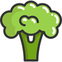 vegetable, vegan, vegetables, Healthy Food, Supermarket, food, Foods, Food And Restaurant, Broccoli, vegetarian YellowGreen icon
