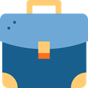 travelling, luggage, Briefcase, Business, baggage, Tools And Utensils Teal icon