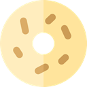 Dessert, sweet, baker, donut, doughnut, Food And Restaurant, food Bisque icon