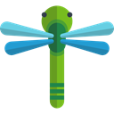 Animals, Animal Kingdom, Dragonfly, insect, wings, bug Black icon