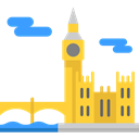 Big ben, london, Clock, Monuments, uk, England, travel, united kingdom, Architectonic, europe, tower Black icon