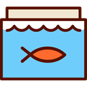 Sea Life, pet, fish, Aquarium, Aquatic, Animals LightSkyBlue icon